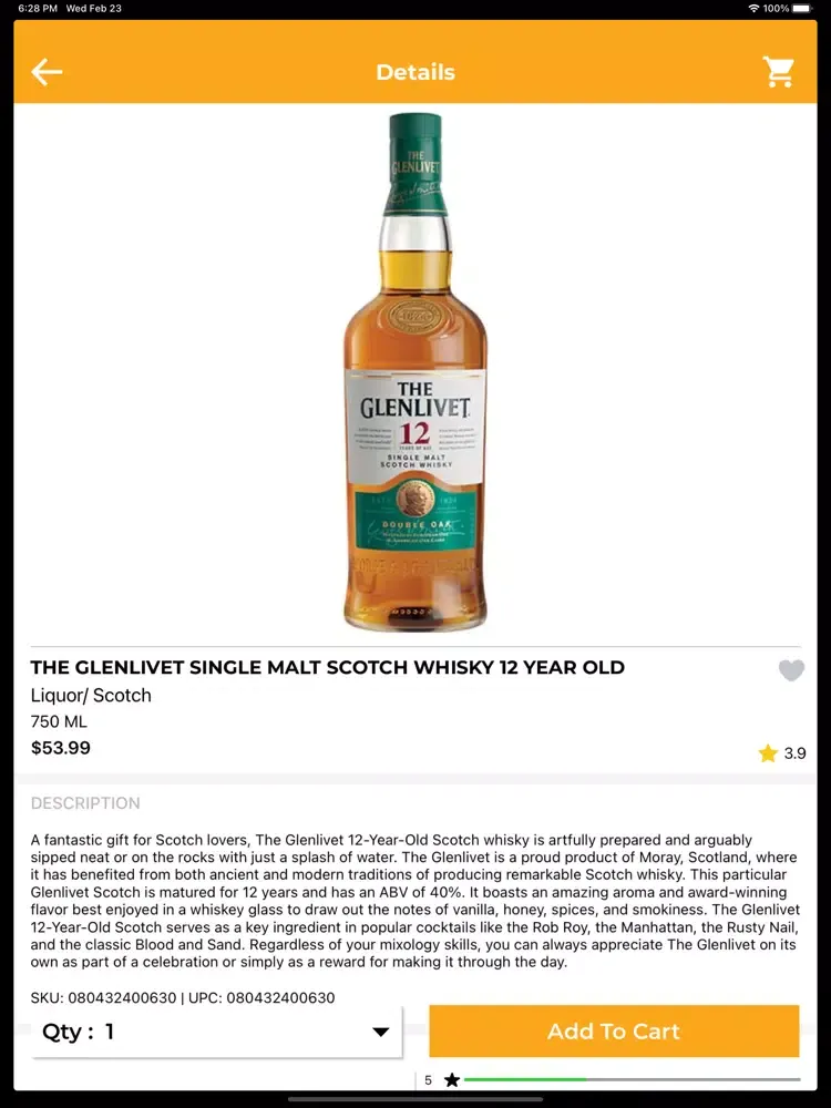 صور Pyramid Fine Wine & Spirits iPad 