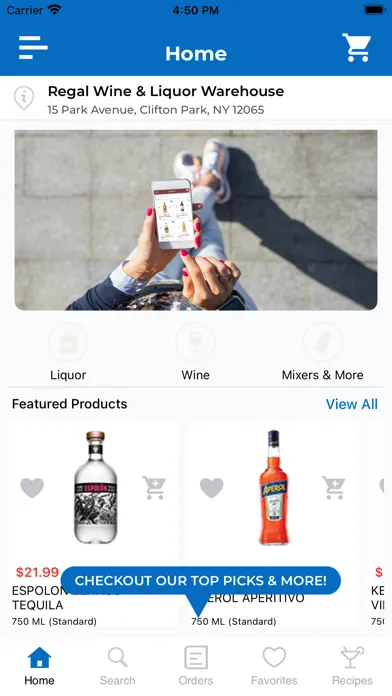 Screenshot di Regal Wine & Liquor Warehouse