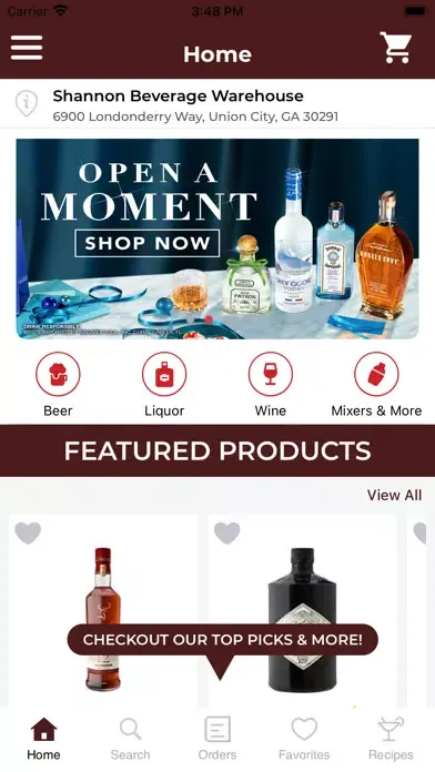 ภาพหน้าจอของ Shannon Beverage Warehouse GA
