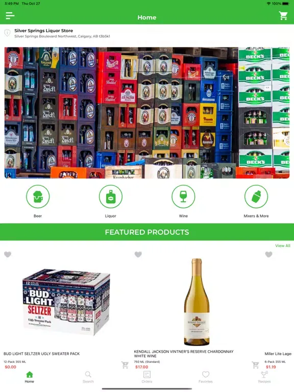 Silver Springs Liquor iPad  스크린샷