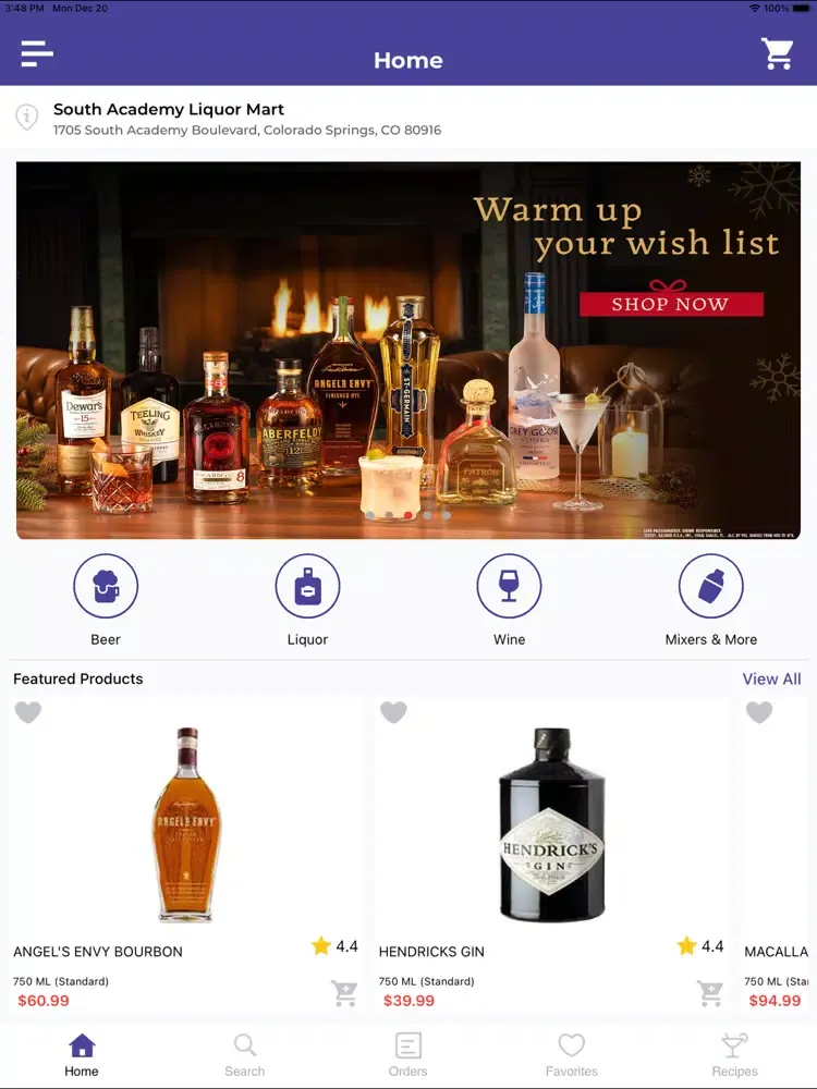 South Academy Liquor Mart iPad  스크린샷