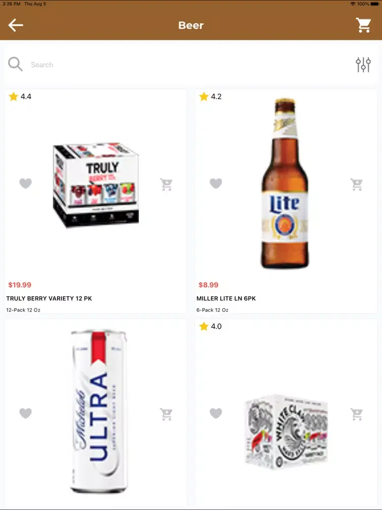 Screenshot di Stir Ups Liquors iPad 
