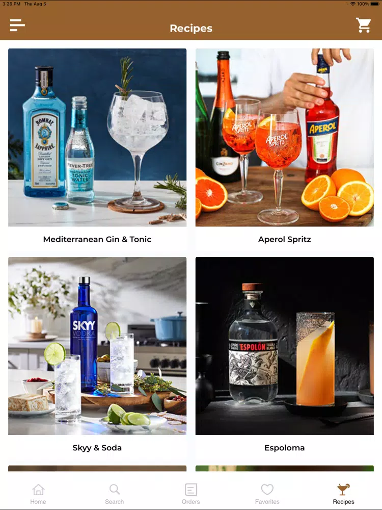 Zrzuty ekranu Stir Ups Liquors iPad 