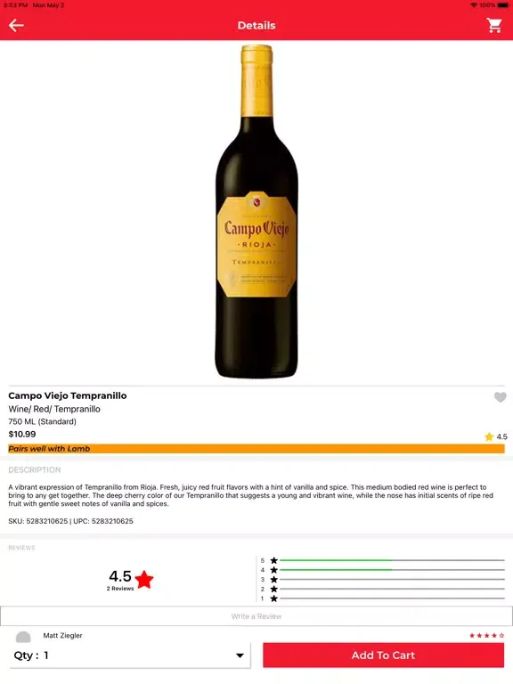 THE BEVERAGE SHOPPE iPad 应用截图
