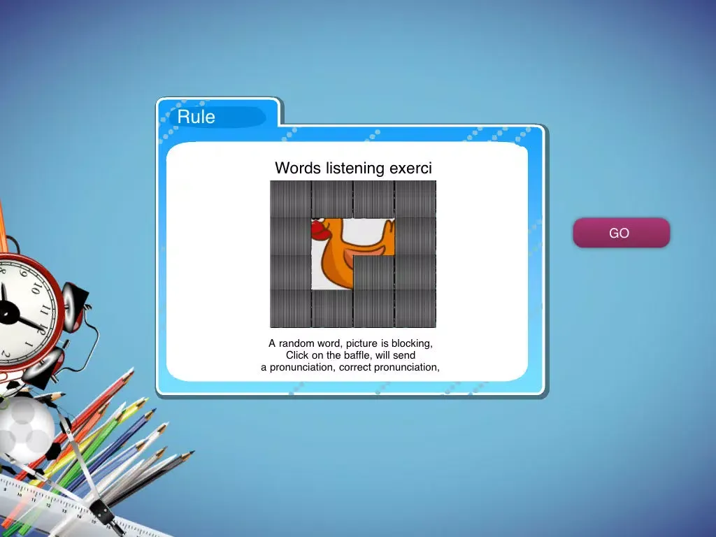 Tangkapan skrin Children's English listening training iPad