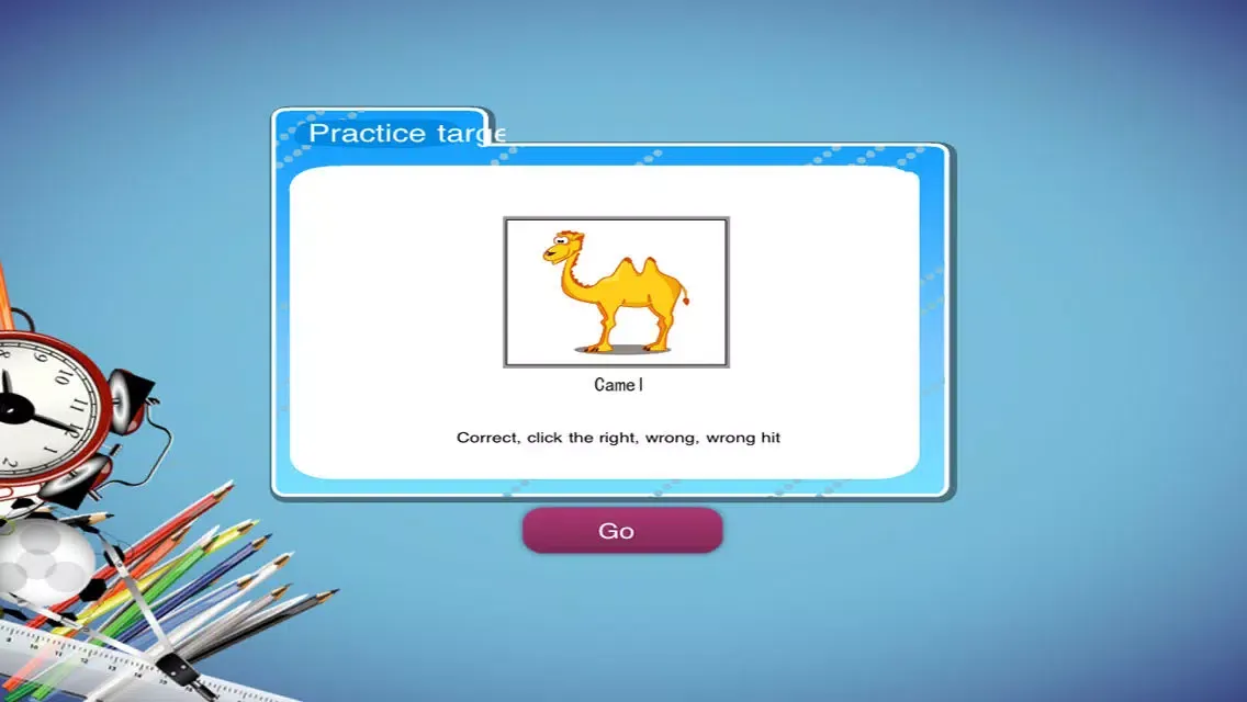 Tangkapan skrin Children's English listening training