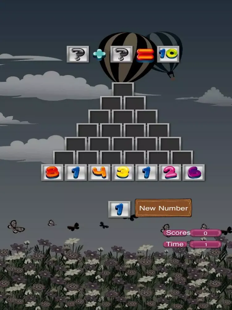 Pyramid maths iPad  سکرین شاٹس