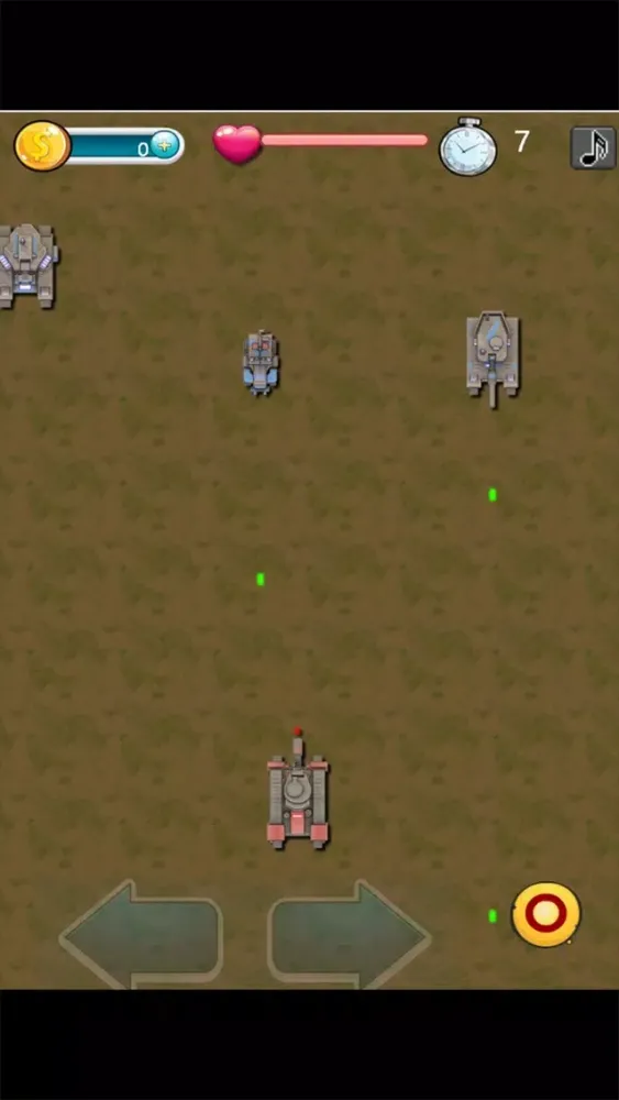 Capturas de tela do Mini Tanke Battle