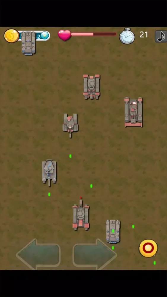 Capturas de tela do Mini Tanke Battle