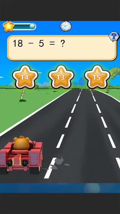小学一年级数学分阶练习 小熊赛车 Screenshots