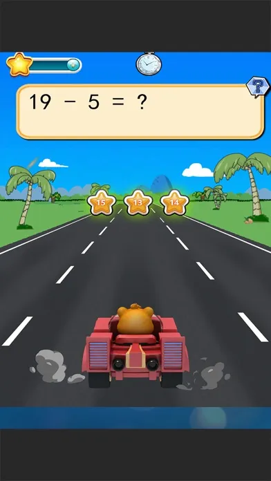 小学一年级数学分阶练习 小熊赛车 Screenshots