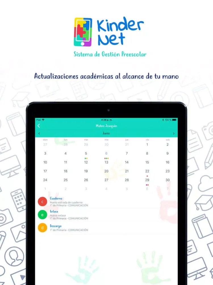 Ảnh chụp màn hình của KinderNet iPad 