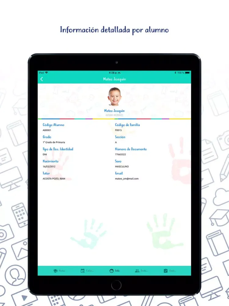 Ảnh chụp màn hình của KinderNet iPad 
