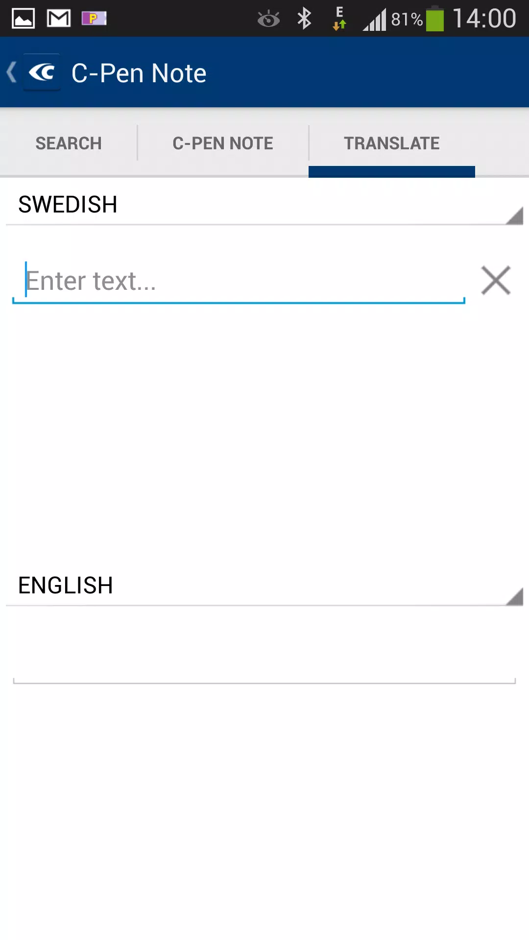 C-Pen Note Screenshots