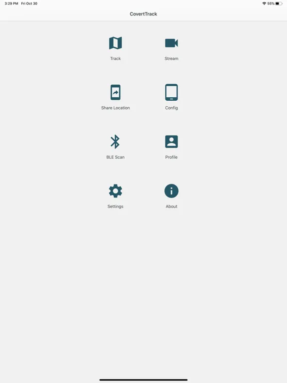 CovertTrack Mobile iPad  Screenshots