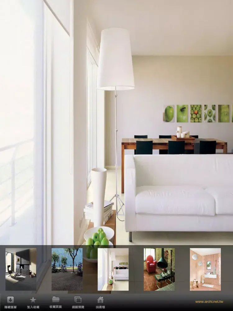 Ảnh chụp màn hình của 亞洲建築 建材型錄館 iPad 