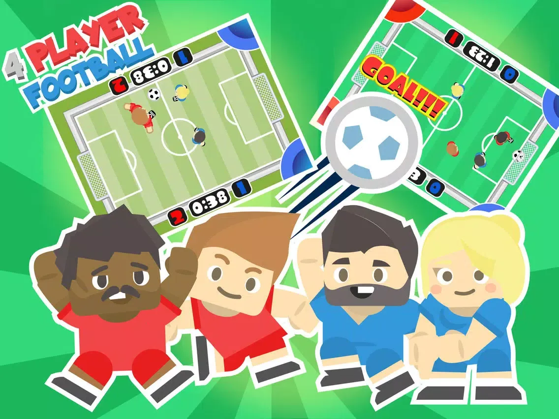 Football 4 Players iPad  سکرین شاٹس