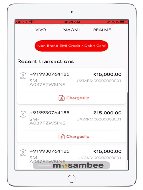 Benow Merchant App iPad  سکرین شاٹس