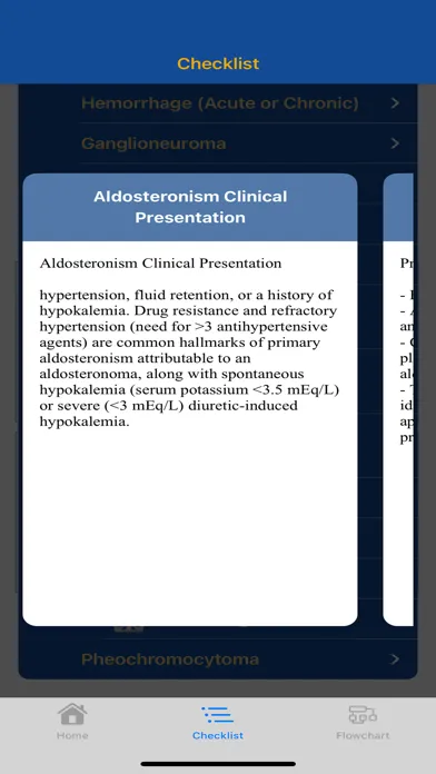 Zrzuty ekranu CTisus Adrenal Mass Checklist