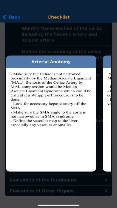 CTisus Pancreas Mass Checklist Screenshots
