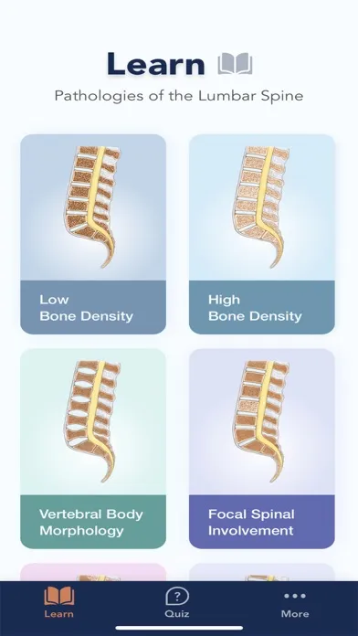 Tangkapan skrin CTisus L-Spine Pathology