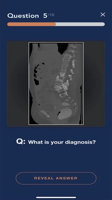 Tangkapan skrin CTisus L-Spine Pathology