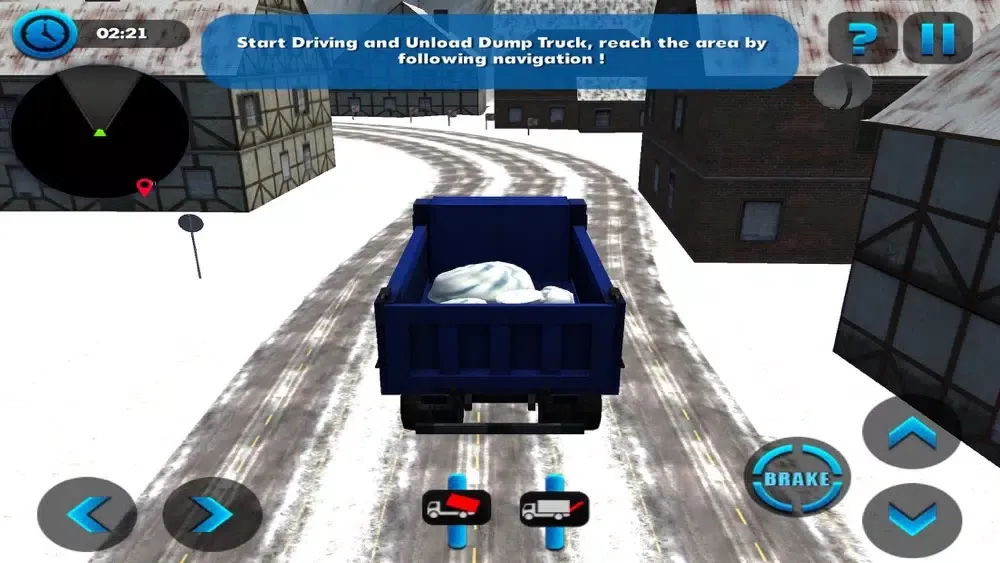 Tangkapan skrin Snow Plow Truck Excavator