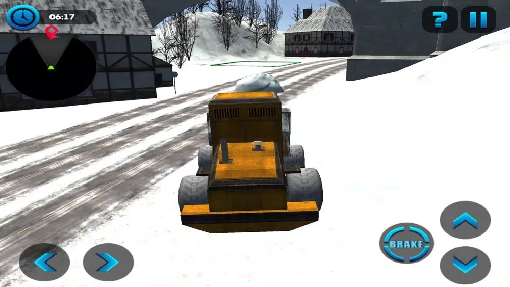 Tangkapan skrin Snow Plow Truck Excavator
