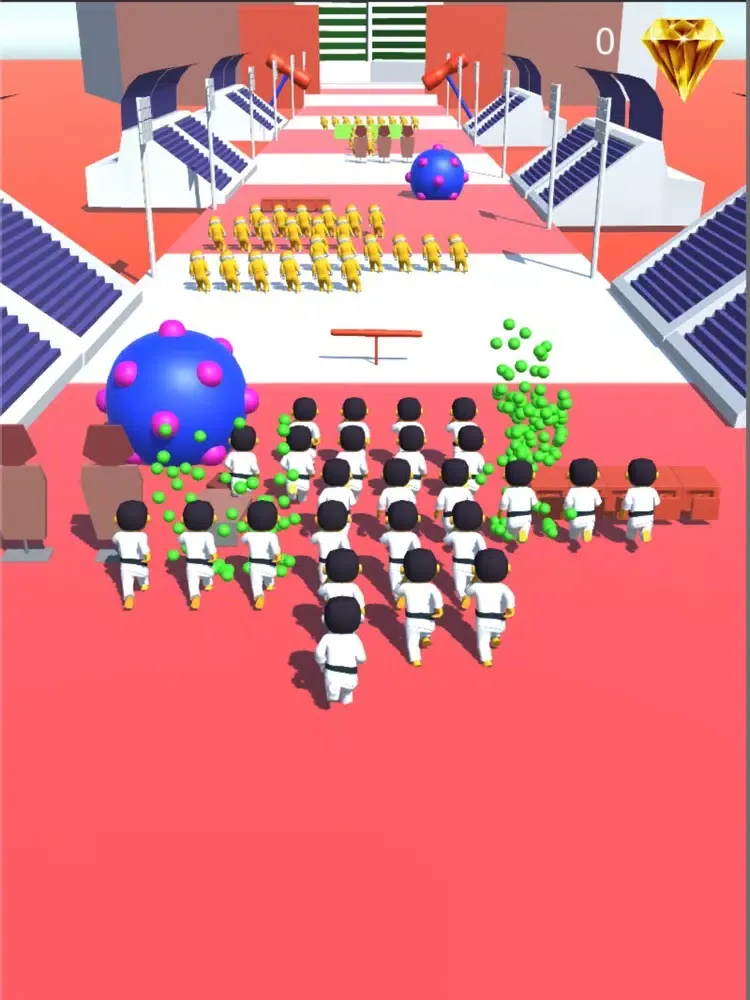 Capturas de pantalla de Join clash - Sticky crowd 3D iPad 