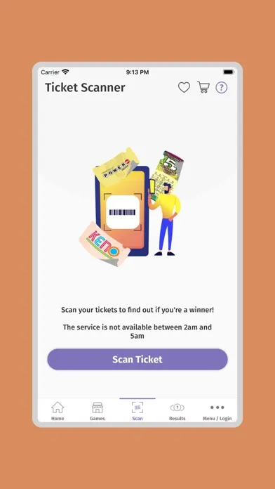 ภาพหน้าจอของ CT Lottery