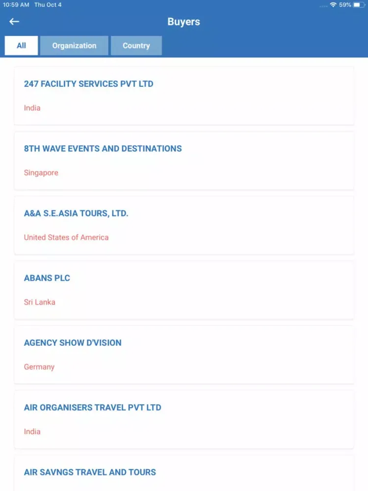 Cambodia Travel Mart iPad  Screenshots
