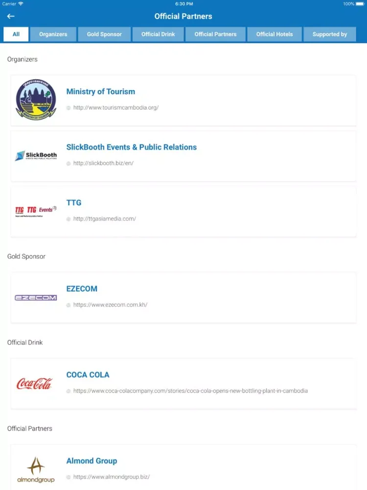Cambodia Travel Mart iPad  Screenshots