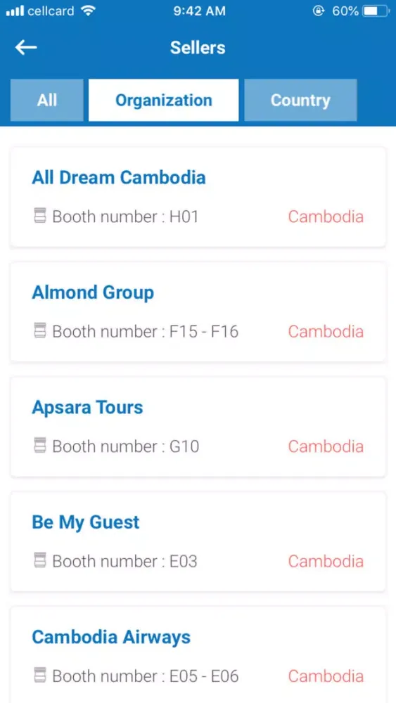 Cambodia Travel Mart Screenshots
