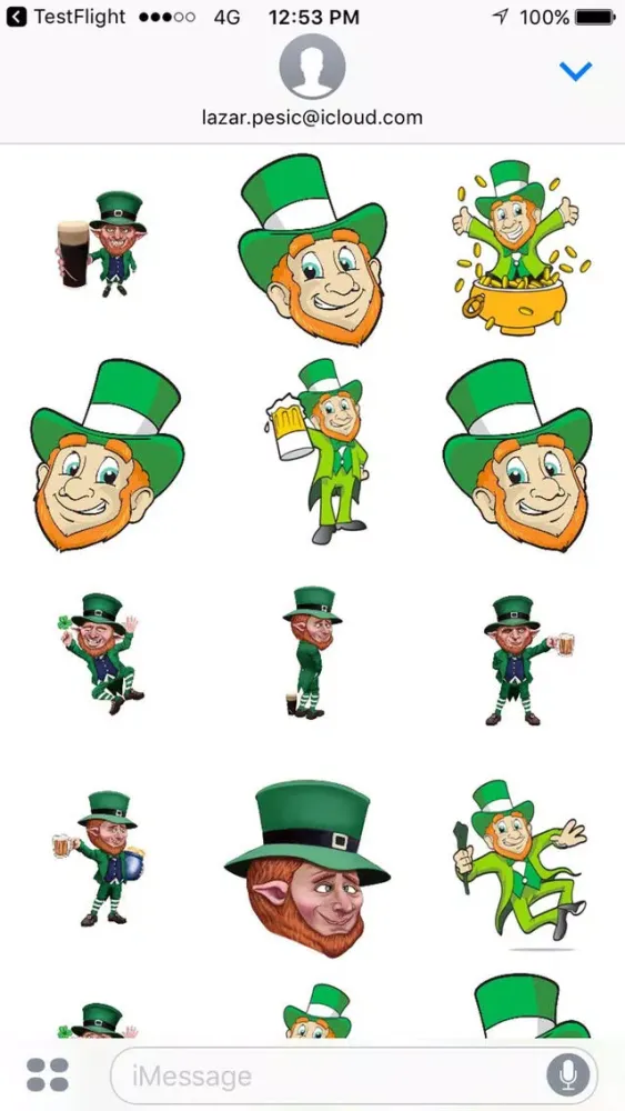 Leprechaun Stickers by Catchy Screenshots