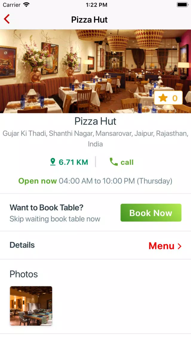 Tangkapan skrin Check The Menu