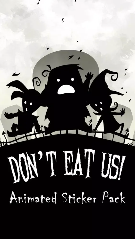 Capturas de tela do Don't Eat Us Stickers