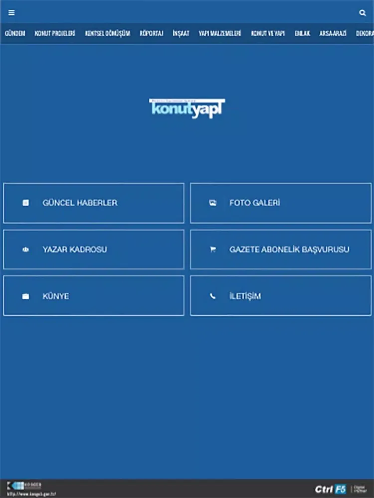 Capturas de tela do Konut ve Yapı iPad 