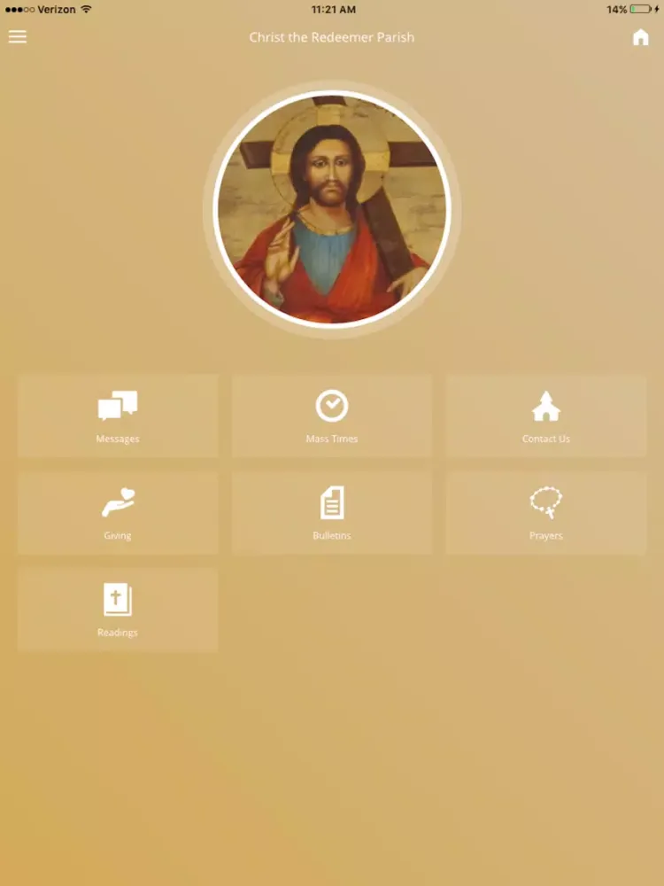 Capturas de pantalla de Christ the Redeemer Parish iPad 