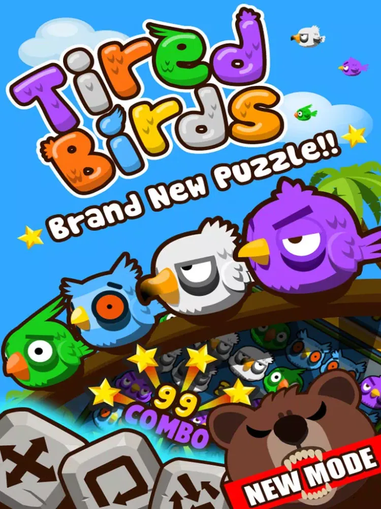 Ảnh chụp màn hình của Tired Birds iPad 