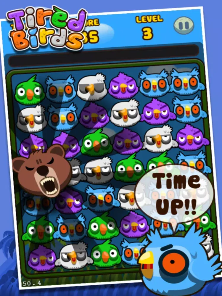 Ảnh chụp màn hình của Tired Birds iPad 