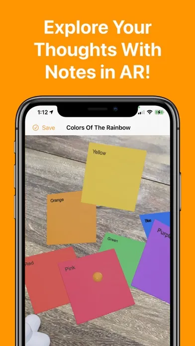 Tangkapan skrin CubeSpace - AR Notes