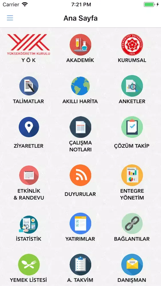 Tangkapan layar Cumhuriyet Üniversitesi
