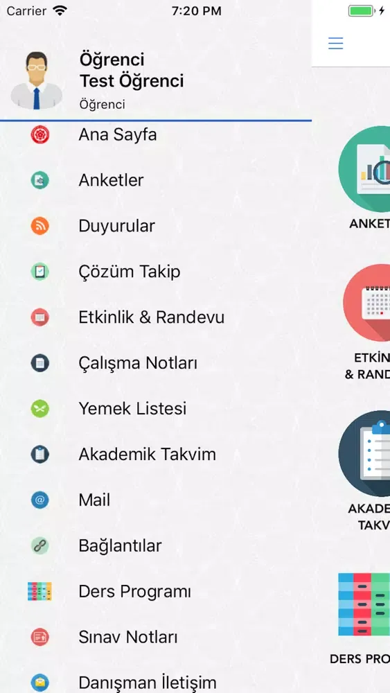 Tangkapan layar Cumhuriyet Üniversitesi