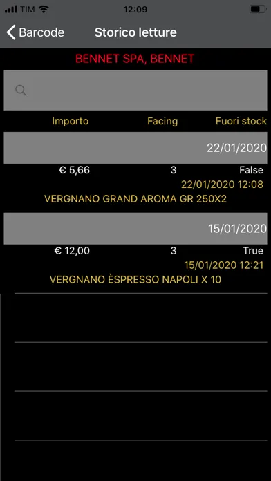Caffè Vergnano B2B Ekran Görüntüleri