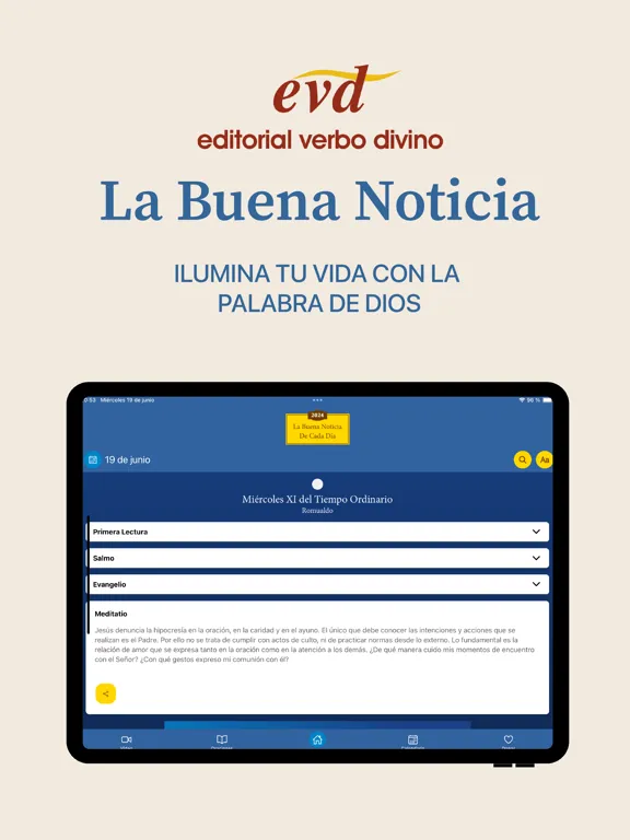 Tangkapan skrin La buena noticia de cada día iPad 
