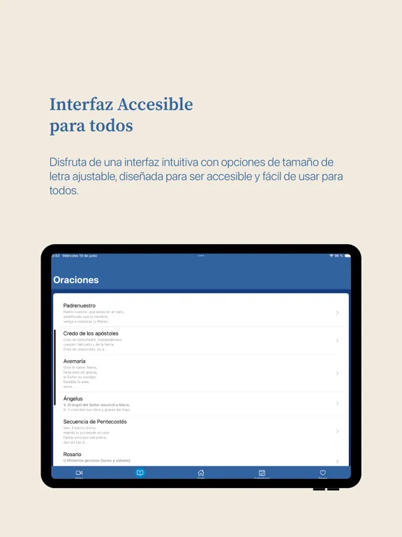Tangkapan skrin La buena noticia de cada día iPad 