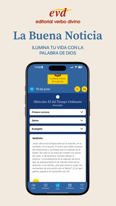 Tangkapan skrin La buena noticia de cada día