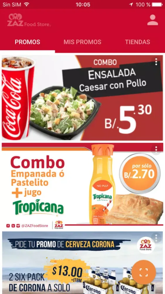 ZAZ Food Store app 스크린샷