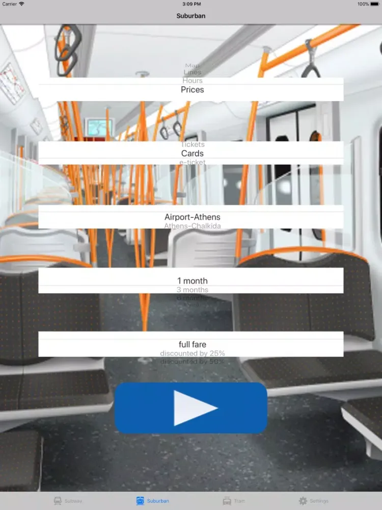 Zrzuty ekranu Athens Subway Pro iPad 