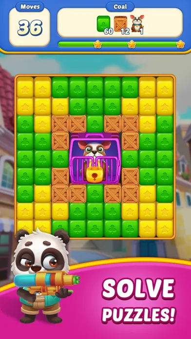 Cube Blast Match 3: Toon & Toy Screenshots